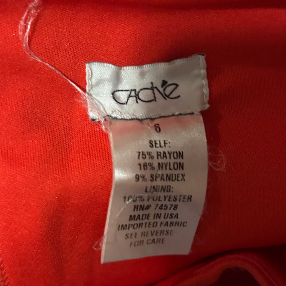Cache Orange Red Dress - image 2